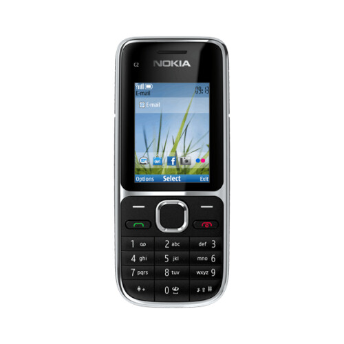 Nokia C2-01 - Smartphone - 3.2 MP camera - Zwart Tweedehands