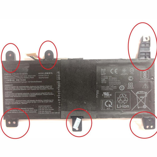 Notebook battery for Asus ROG STRIX G531GW C41N1731-2 15.4V 66Wh Tweedehands