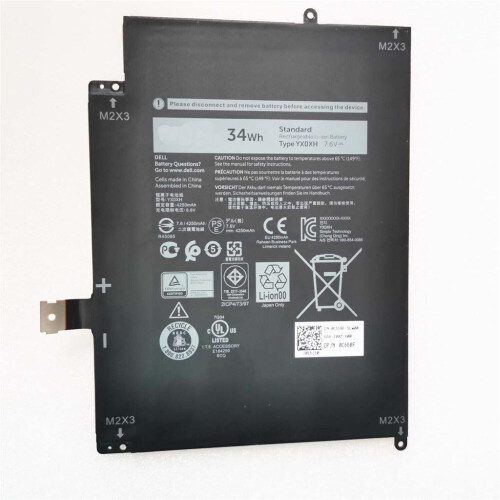Notebook battery for Dell Latitude 7285 Series 2-in-1 7.6V 34Wh C668F Tweedehands