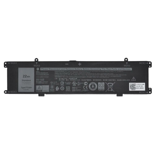 Notebook battery for Dell Latitude 7285 Series 2-in-1 Dock Keyboard K17M 6HHW5 7.6v 22wh Tweedehands