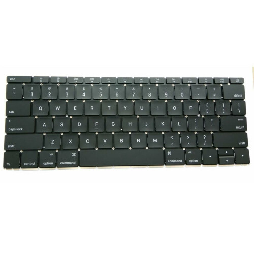 Notebook keyboard for Apple Macbook 12" 2015 A1534 black