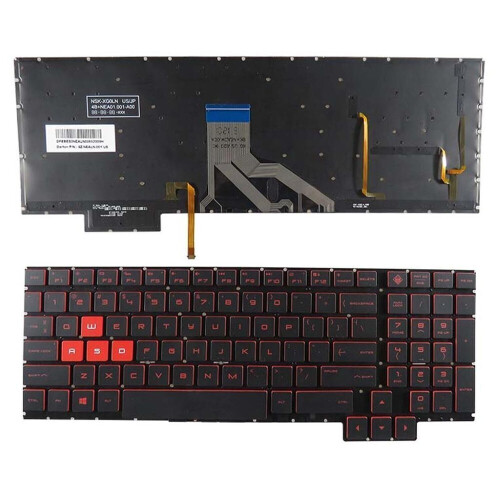 Notebook keyboard for HP OMEN 15-CE 15-CE000 with backlit Tweedehands