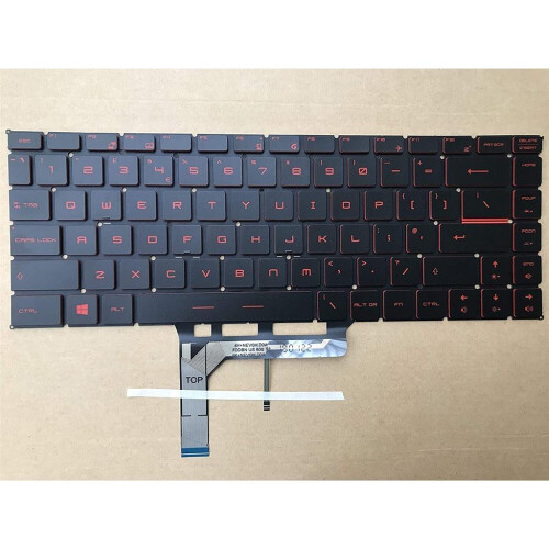 Notebook keyboard for MSI GS65 GF63 GS65VR with red backlit Tweedehands