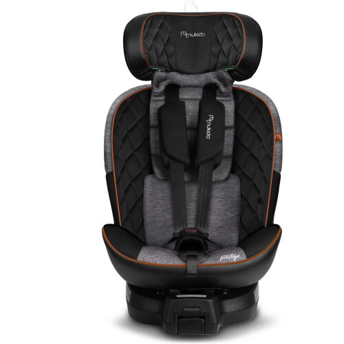 Nukido Prestige Line Autostoel Zwart/Grijs 0-36kg ISOFIX