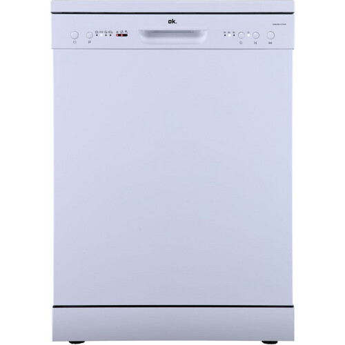 Ok Odw6061efsw - Vrijstaande Vaatwasser - 60 Cm - 12 Couverts - 49 Db - Energieklasse E | Nieuw (outlet) Tweedehands