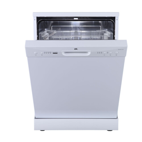 Ok Odw6061efsw - Vrijstaande Vaatwasser - 60 Cm - 12 Couverts - 49 Db - Energieklasse E | Tweedehands (Refurbished)