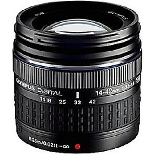 Olympus 14-42 mm F3.5-5.6 ED 58 mm filterdraad (Four Thirds-aansluiting) zwart Tweedehands