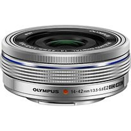 Olympus 14-42 mm F3.5-5.6 ED EZ 37 mm filter (geschikt voor Micro Four Thirds) zilver Tweedehands