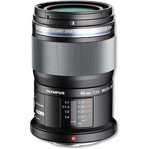 Olympus 60 mm F2.8 ED Macro 46 mm filter (geschikt voor Micro Four Thirds) zwart Tweedehands