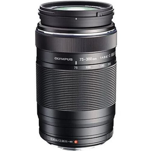 Olympus 75-300 mm F4.8-6.7 ED II 58 mm filter (geschikt voor Micro Four Thirds) zwart Tweedehands