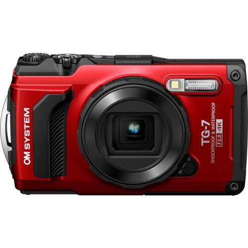 OM SYSTEM Tough TG-7 - Compact camera - 12,7Mpx - Rood