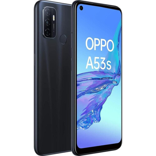 Oppo A53s - Zwart - 128 GB - Dubbele fysieke simkaart Tweedehands