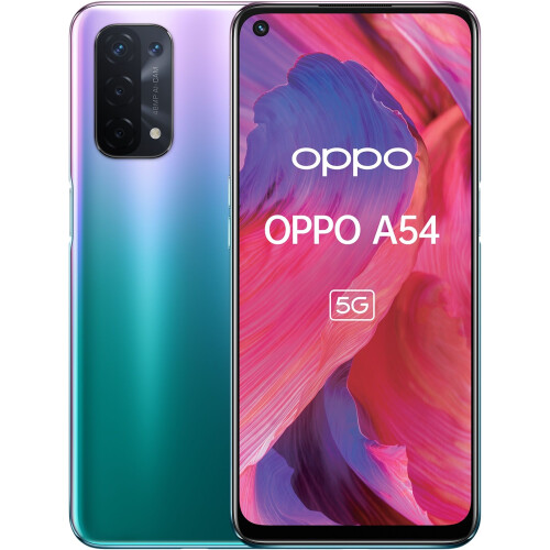 OPPO A54 5G - Smartphone - 4GB RAM 64GB ROM - Blauw Paars Tweedehands