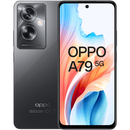 OPPO A79 5G - Smartphone - 4GB RAM - 128GB opslag - Zwart Tweedehands