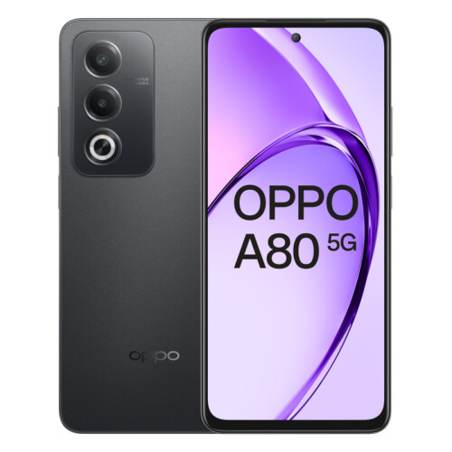 Oppo A80 - Zwart - 256 GB - Dubbele fysieke simkaart