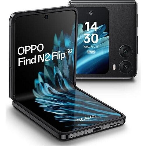 Oppo Find N2 Flip 256GB - Zwart - Simlockvrij - Dual-SIM Tweedehands