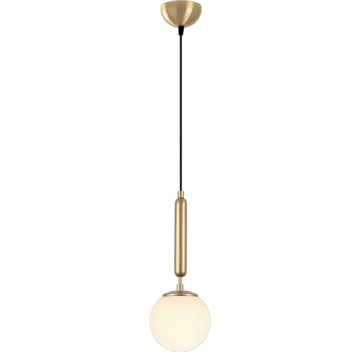 Opviq Fulgor - Hanglamp - Metaal & Glas - E14 - 15 x 15 x 49 cm - Verstelbaar tot 139 cm