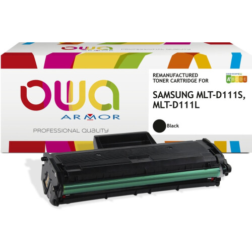 OWA toner SAMSUNG MLT-D111S/ELS, MLT-D111L/ELS - Refurbished Samsung toner met chip - 2.000 Pagina's - D111S, D111L Tweedehands