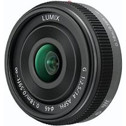 Panasonic Lumix G 14 mm F2.5 46 mm (geschikt voor Micro Four Thirds) zwart Tweedehands