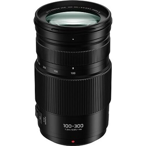 Panasonic Lumix G VARIO 100-300 mm F4.0-5.6 Power O.I.S. 67 mm filter (geschikt voor Micro Four Thirds) zwart Tweedehands