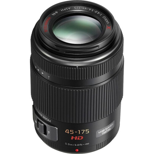 Panasonic Lumix G X VARIO 45-175 mm F4.0-5.6 PZ 46 mm (geschikt voor Micro Four Thirds) zwart