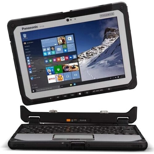 Panasonic ToughBook CF-20 10" Core m5 1.1 GHz - SSD 120 GB - 8GB QWERTY - Engels Tweedehands