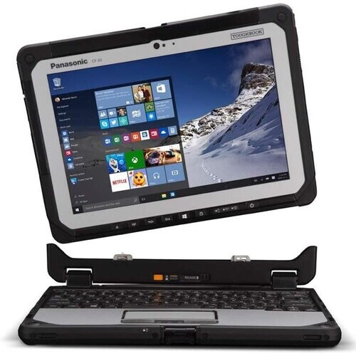 Panasonic ToughBook CF-20 10" Core m5 1.1 GHz - SSD 256 GB - 8GB AZERTY - Frans Tweedehands