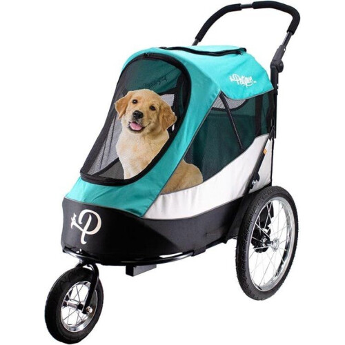Petique Trailblazer - Hondenbuggy & Fietskar - Tot 35 kg - Ruimte 74 × 53 × 26 cm Tweedehands