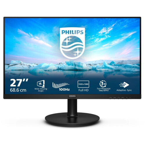 Philips 271V8LAB - 27"Monitor - Full HD 1920x1080 - 100Hz - Zwart