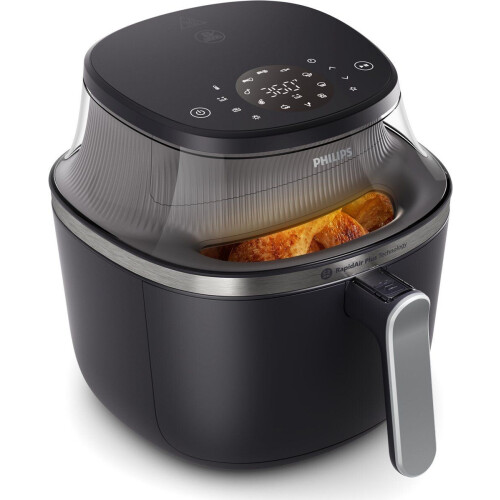 Philips 3000 Series - Airfryer NA321/00 - RapidAir Plus - 4.2L - Zwart Tweedehands