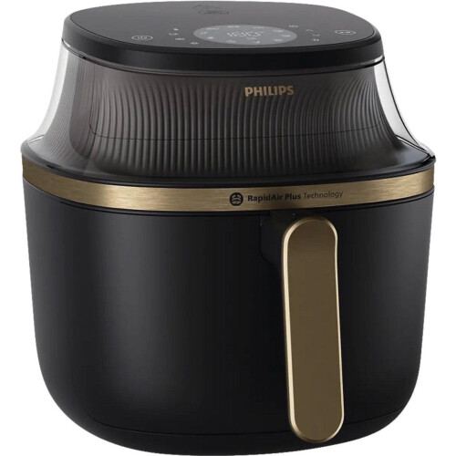 Philips 3000 Series Airfryer - NA331/00 - RapidAir Plus - 6.2L - Zwart Tweedehands