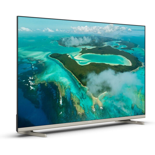 Philips 43PUS7657/12 - 43"4K UHD Smart LED TV - Dolby Vision Dolby Atmos - Zilver (2023) Tweedehands