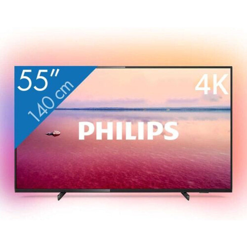 Philips 55PUS6704 - 55 inch 4K Ultra HD TV - Ambilight - Zwart