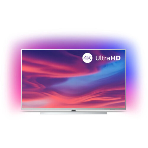 PHILIPS 55PUS7334/12 - SMART TV - 55 inch - Ultra HD 4K - Ambilight - Zilver Tweedehands