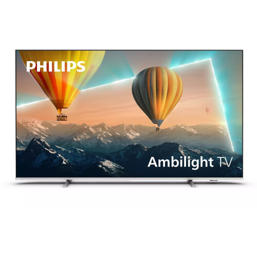 Philips 55PUS8057/12 - 55" 4K UHD HDR Android TV - Dolby Vision Dolby Atmos - Zilver Tweedehands