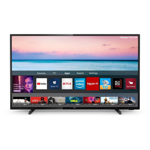 Philips 65PUS6504 - 65 inch 4K Ultra HD TV - Dolby Vision en Dolby Atmos - Zwart
