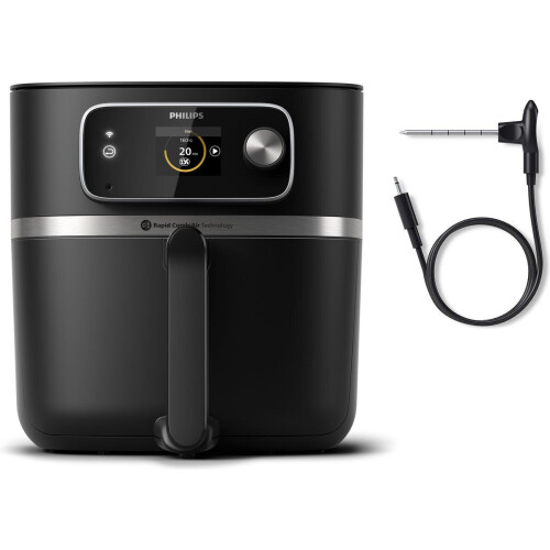 Philips 7000 Series Airfryer - Combi XXL Connected - HD9880/90 - 8.3L - Tot 6 personen - Voedselthermometer