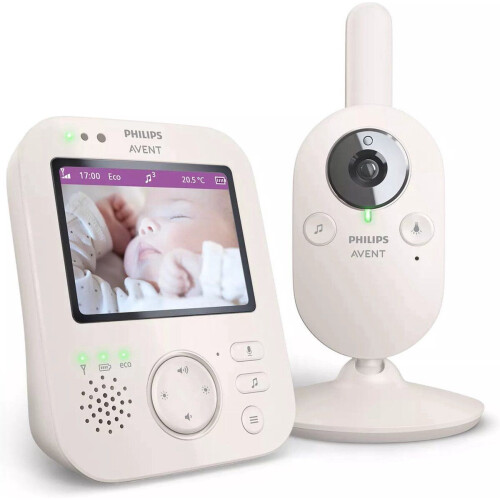Philips Avent SCD891/26 - Beeldbabyfoon - Camera met infrarood nachtzicht - Wit Tweedehands
