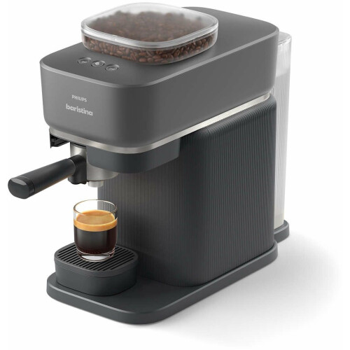 Philips Baristina - Espressoapparaat - 16 bar druk - Zwart Tweedehands
