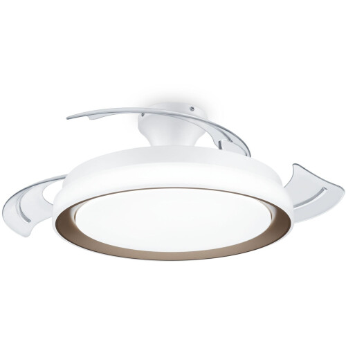 Philips Bliss - Plafondlamp met Ventilator - 35 + 28 W - Wit Goud