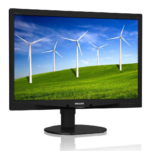 Philips Brilliance 240B4LPYCS - 24 inch - 1920x1200 - DP - DVI - VGA - Zilver Tweedehands