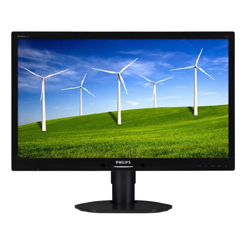 Philips Brilliance 241B4LPYCB - 24 inch - 1920x1080 - DP - DVI - VGA - Zwart Tweedehands