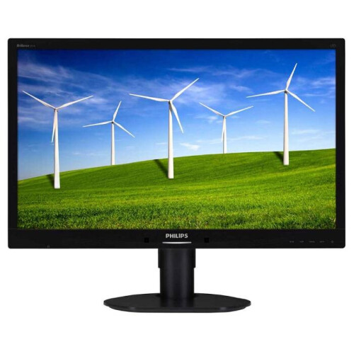 Philips Brilliance 241S4LCB - 24 inch - 1920x1080 - DVI - VGA - Zwart Tweedehands