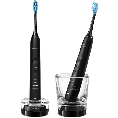 Philips DiamondClean 9000 - Sonische elektrische tandenborstel - 4 poetsstanden - Zwart