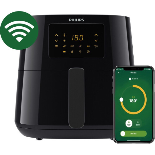 Philips Essential Connected 5000 Series - HD9280/70 - Airfryer XL 6,2 liter - Rapid Air-technologie - 7 programma's Tweedehands