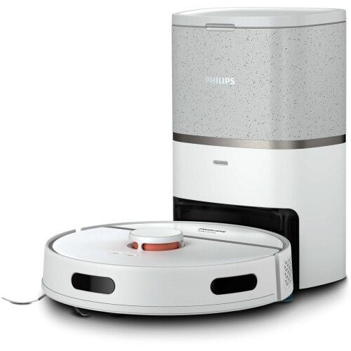 Philips HomeRun 3000 Series Aqua - Robotstofzuiger met Dweilfunctie - Ultrasterke zuigkracht - Grijs