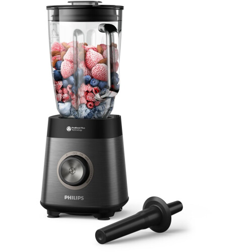 Philips HR3040/00 - Blender 1200W - 1,5L glazen kan - met stamper
