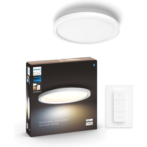 Philips Hue Aurelle - Paneellamp - Warm- tot koelwit licht - Wit - Rond Tweedehands