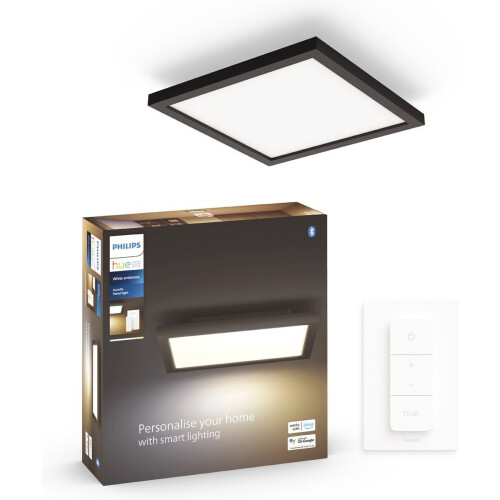 Philips Hue Aurelle - Paneellamp - Warm- tot koelwit licht - Zwart Tweedehands