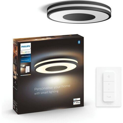 Philips Hue Being - Plafondlamp - Warm tot koelwit licht - Zwart Tweedehands